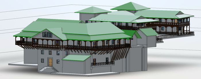 Heritage 3D building model